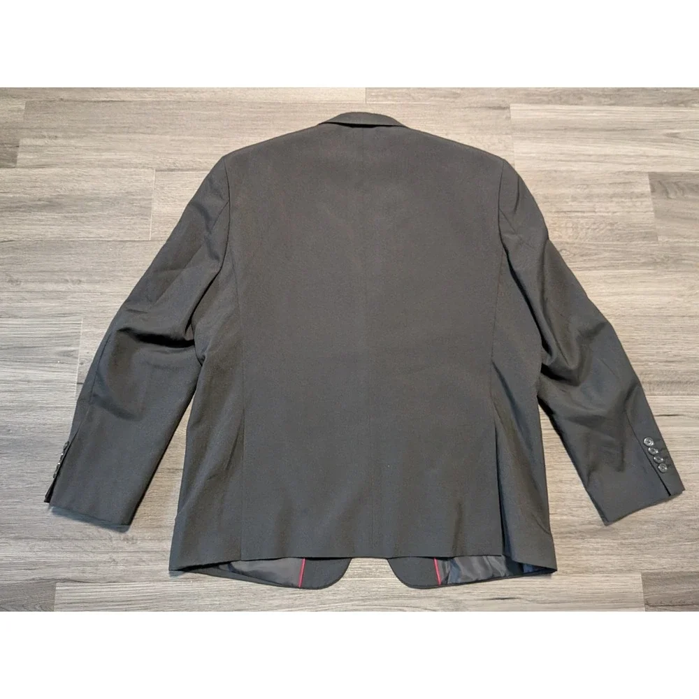 NWT Braveman Men's Dark Gray Classic Fit Double Vent Sports Coat Size 46R‎